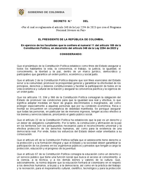 decreto reglamentario 2023 pdf